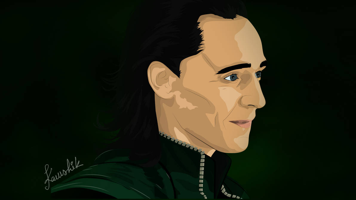 Loki Vector Portrait by kawshikzZz on DeviantArt