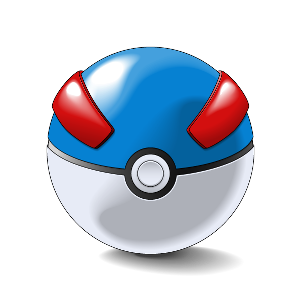 Pokeball Clipart in Oil Painting Style: 4K Vector & SVG – IMAGELLA