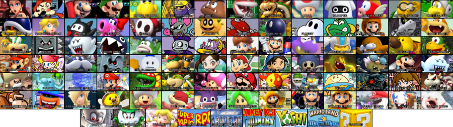 Super Mario Bros. Roster by prastarkeepers on DeviantArt