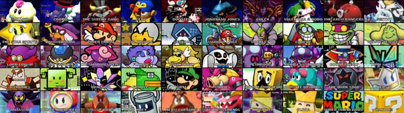 Mario RPG Roster by prastarkeepers on DeviantArt
