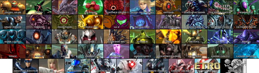 Metroid Roster by prastarkeepers on DeviantArt