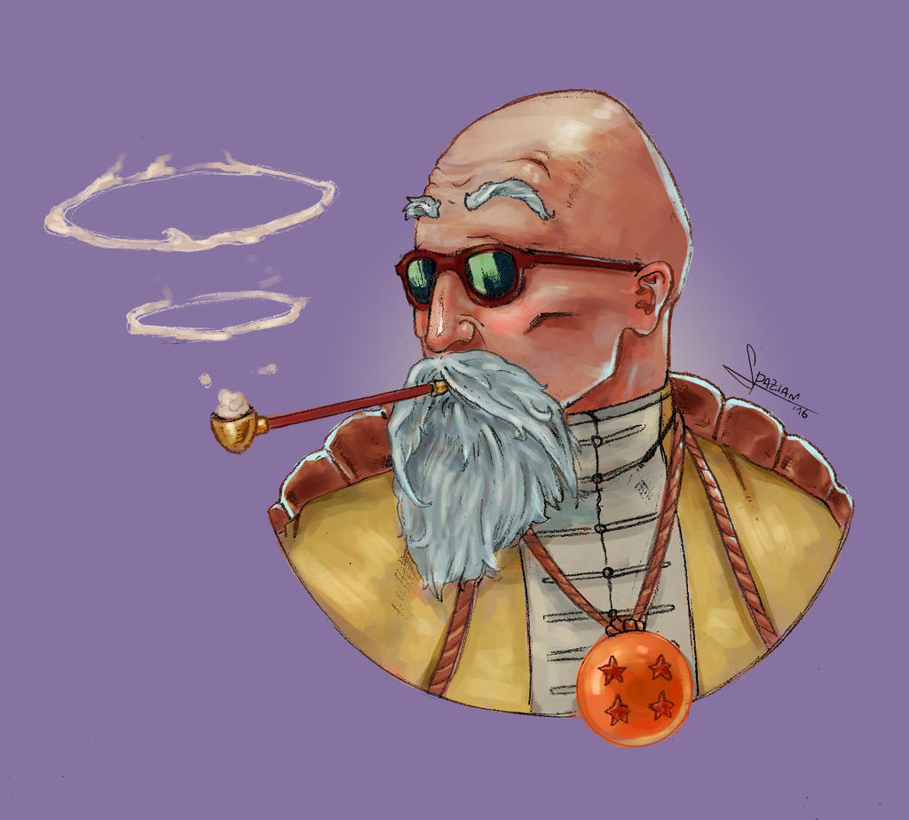 Master Roshi, from Dragon Ball Z by StefanoSpaziani on DeviantArt