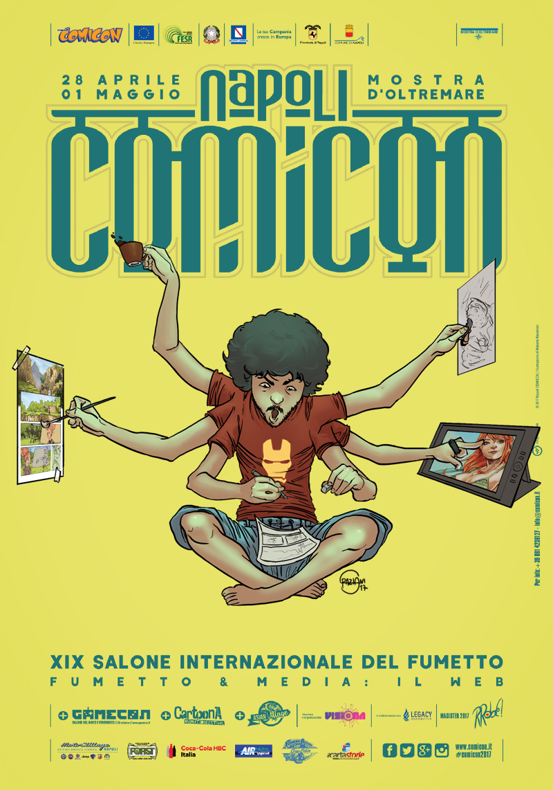 Customized Napoli Comicon Poster