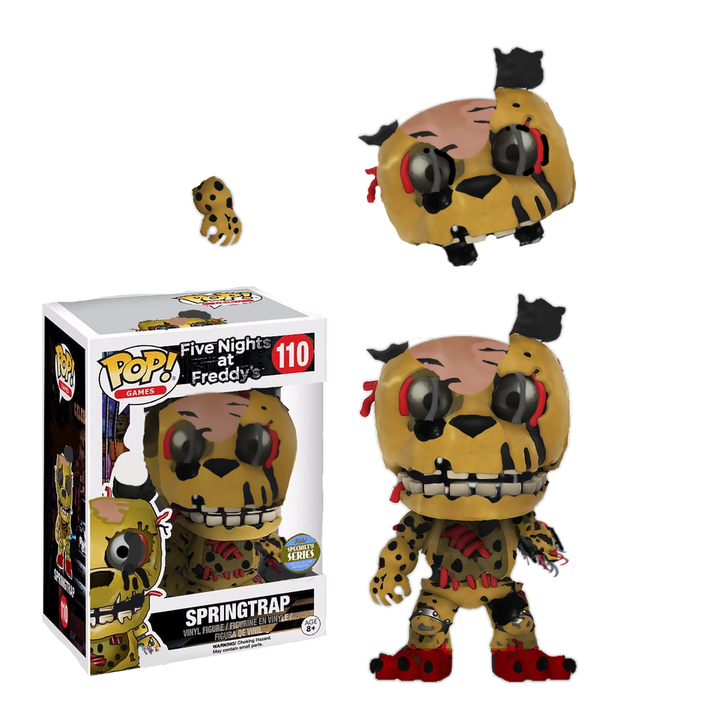 FNAF 6-Funko Toy-Actual William Afton/ ScrapTrap by lucasgamerwr on DeviantArt