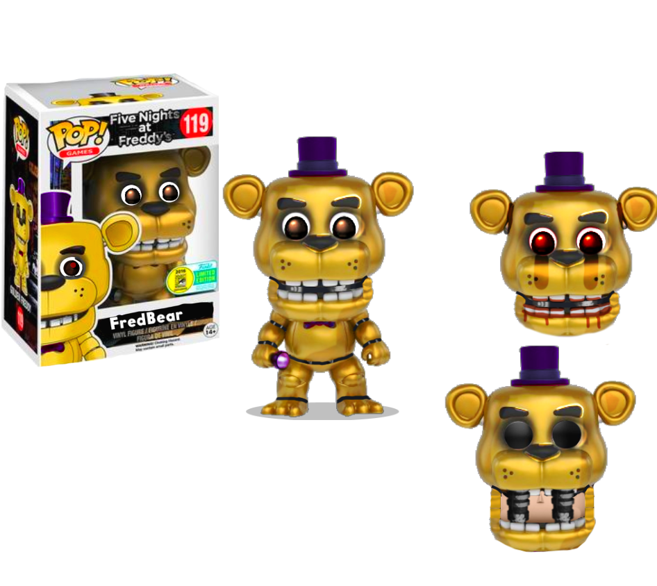 Fnaf Fredbear funko by lucasgamerwr on DeviantArt