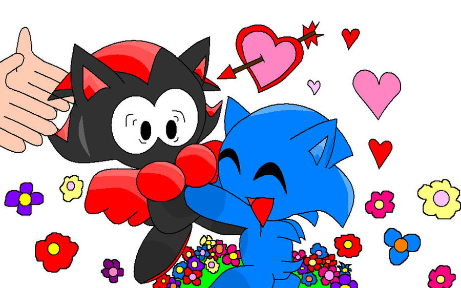 Sonic and Shadow Chao Love