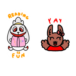Bunny stickers