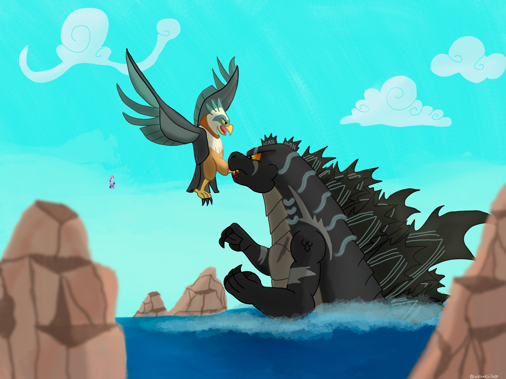 picture Mlp Godzilla Deviantart domination chapter 1 godzilla vs roc