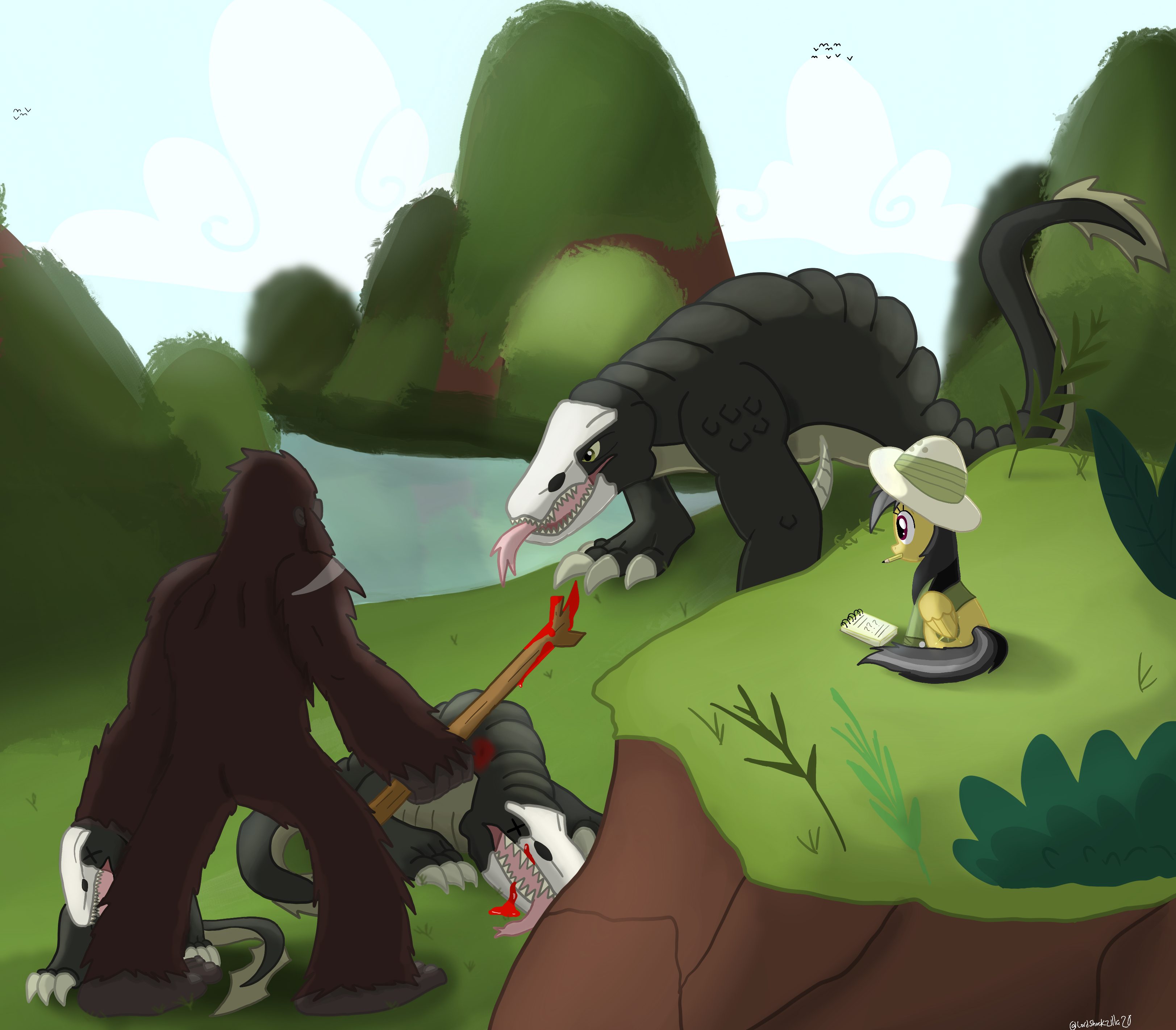 pic Mlp Godzilla Deviantart the world of mlp mv skull island by