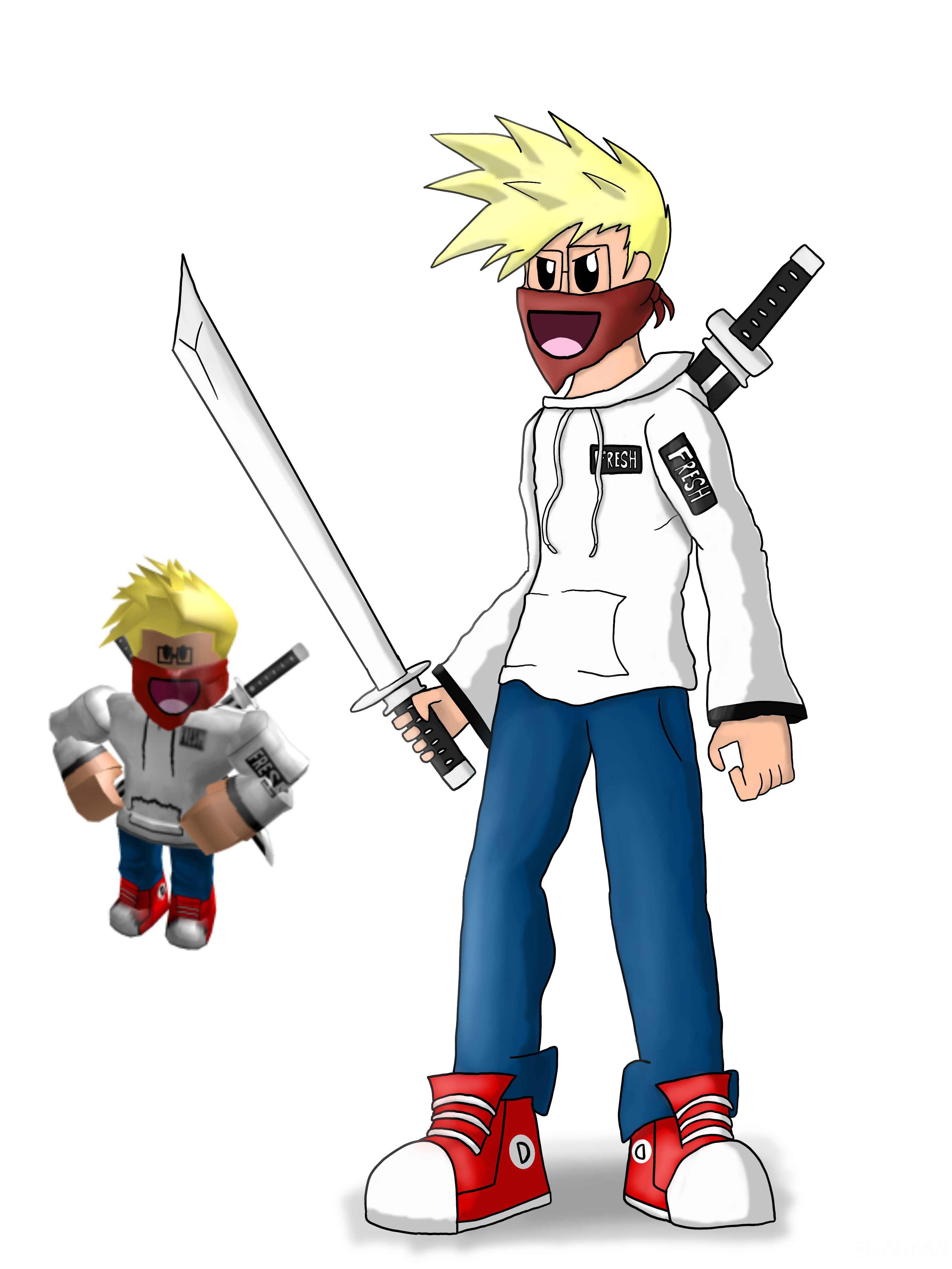 My Roblox Avatar style collab by Mixelrayni on DeviantArt