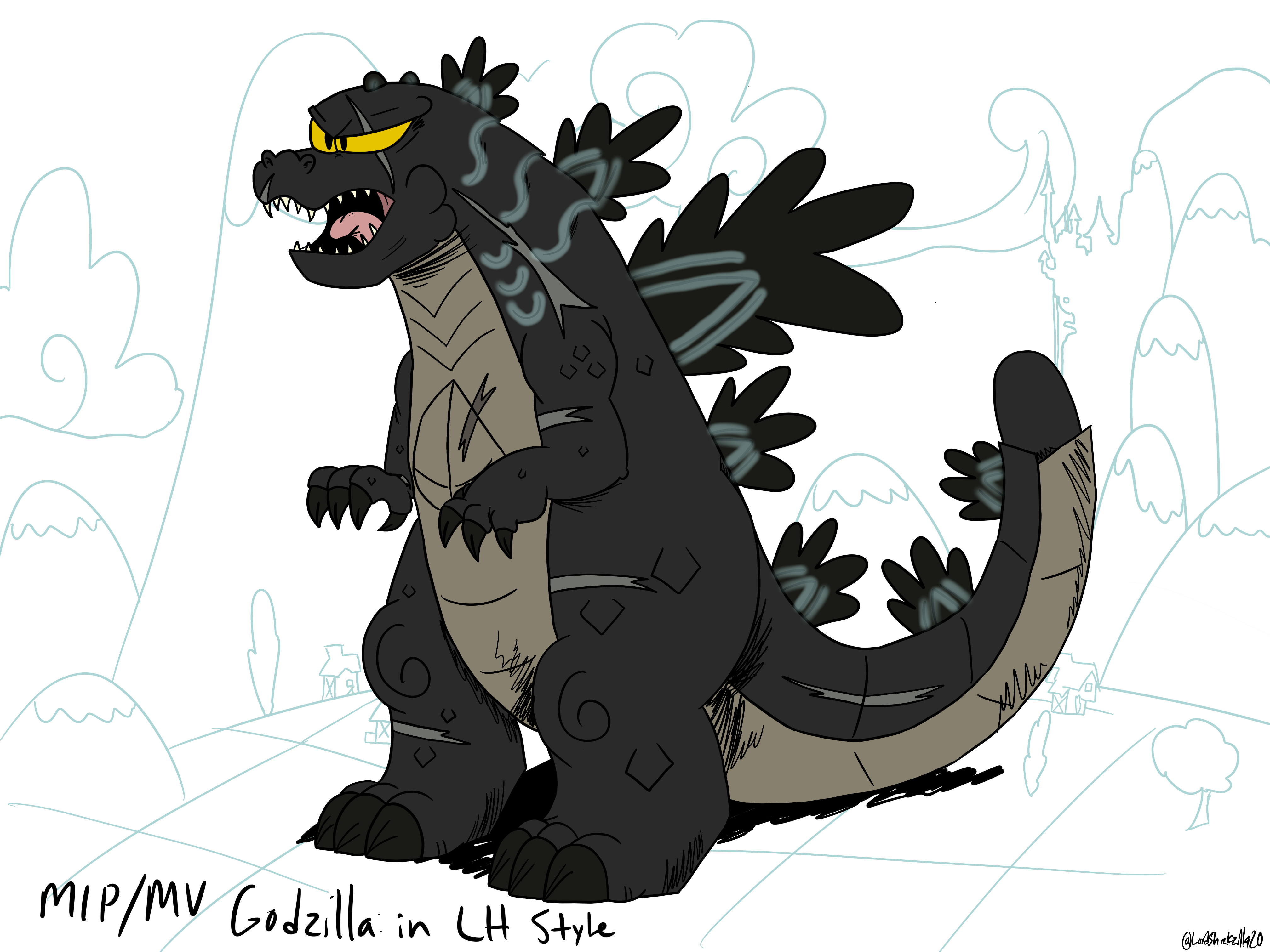 pics Mlp Godzilla Deviantart mlp mv godzilla in loud house style by
