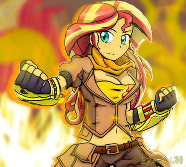 Sunset Shimmer as Yang