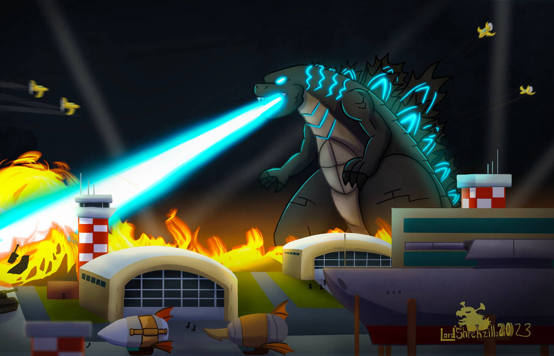 Godzilla Outpost AKTAG Chp.16: Godzilla Attacks Outpost Horseshoe by LordShrekzilla20 on ...