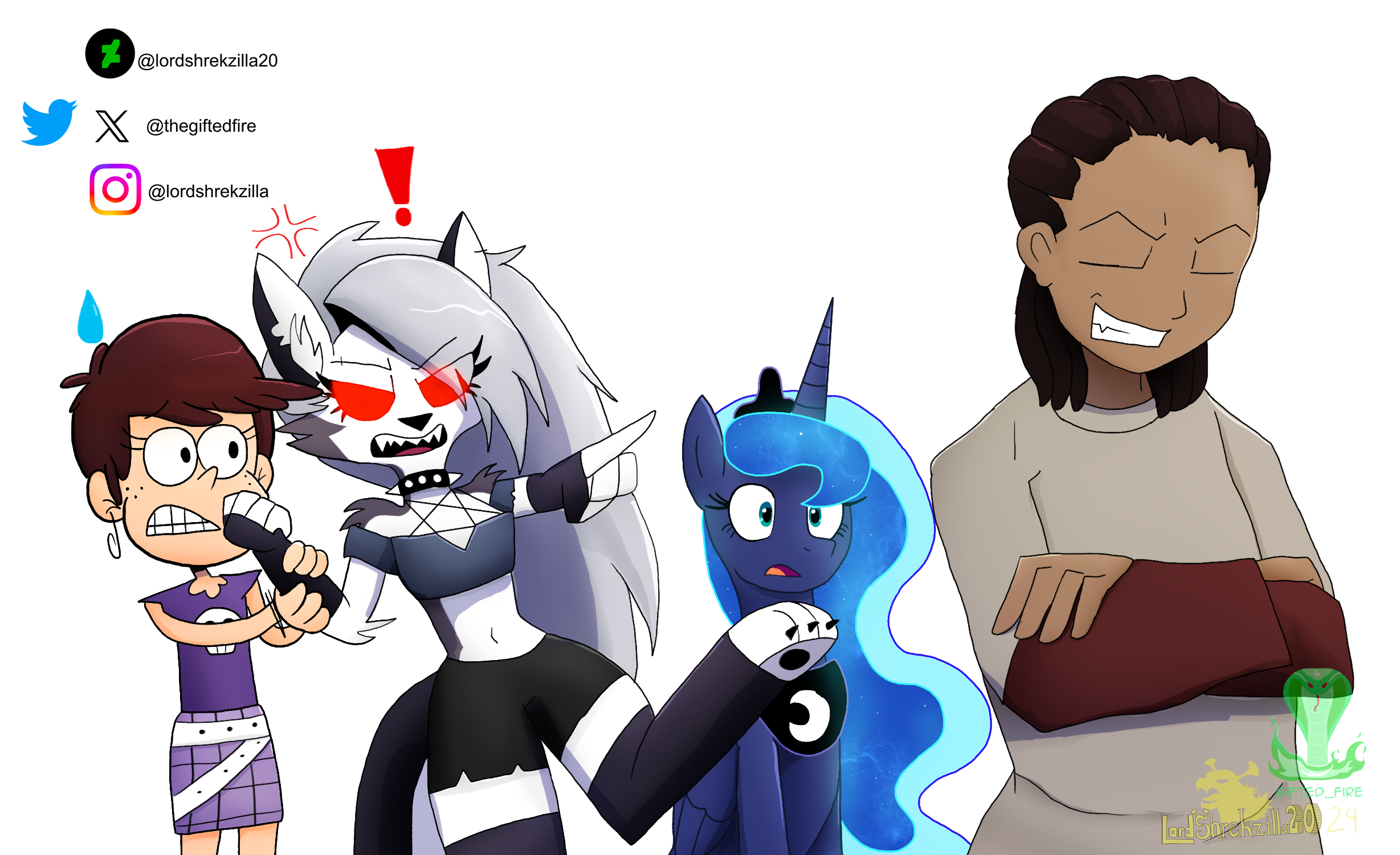 Deviantart Rojobird Riley Riley After Roasting Loona by LordShrekzilla20 on DeviantArt