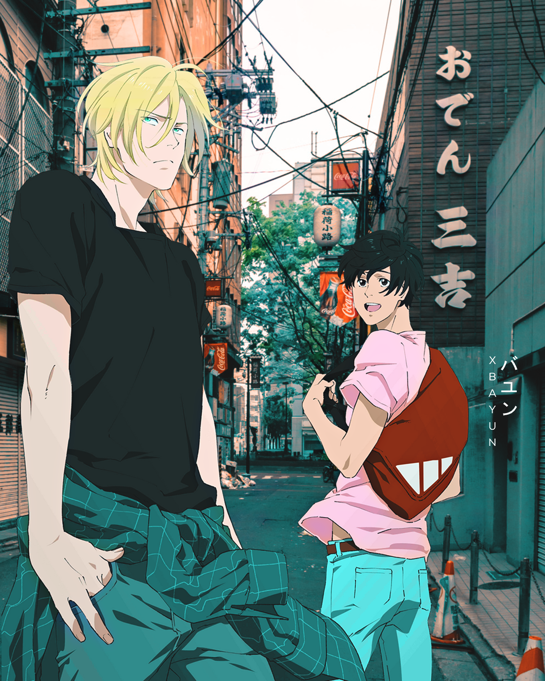 Ash Lynx X Eiji Okumura by xbayun on DeviantArt