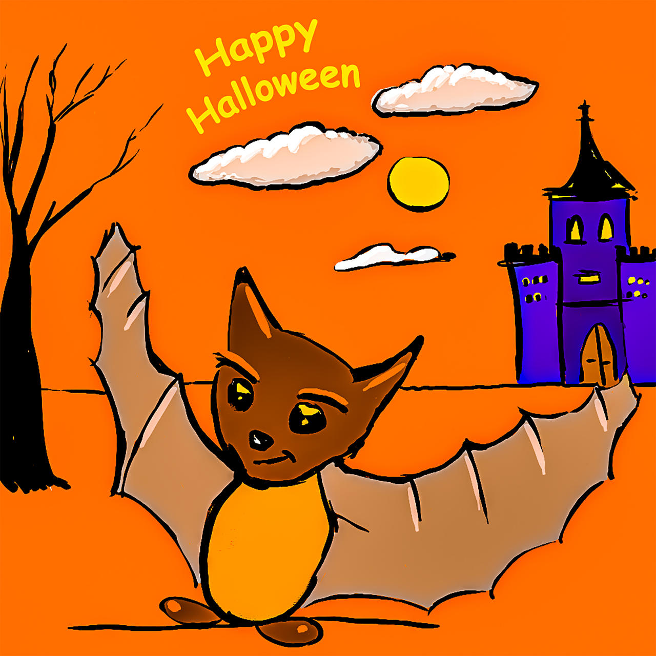 Pipistrello Fantasy Per Halloween by Raffo-910 on DeviantArt