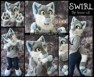 Swirl the cat -partial commission-