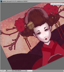 WIP - Geisha Aka Hana