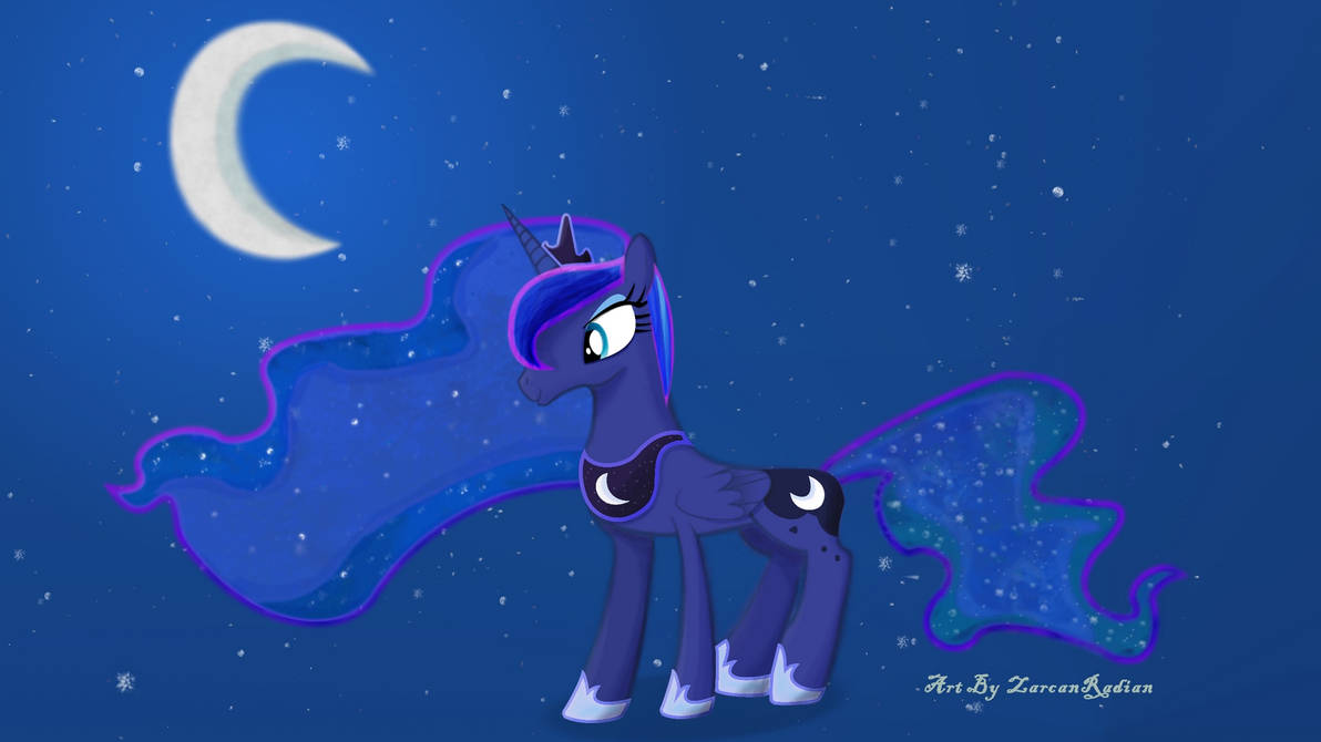 Space Luna, Princess of the night, Wallpaper HD