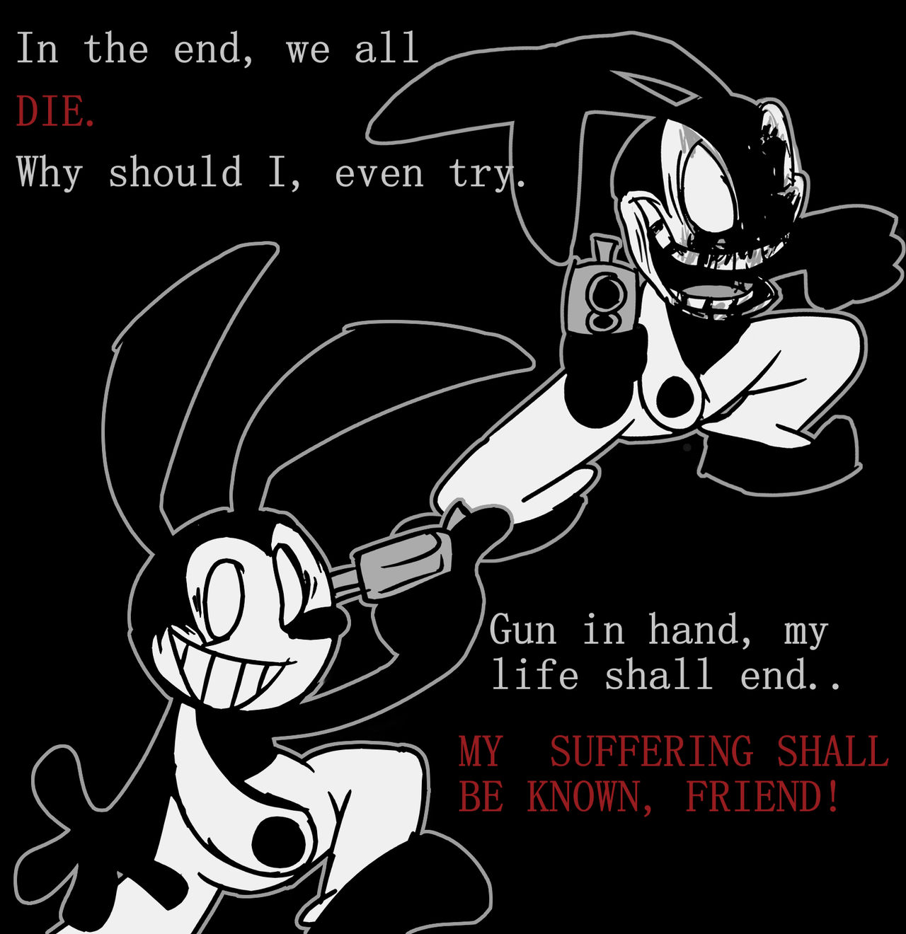 Oswald the Lucky Rabbit (W.I. Part 2) by BIfA by BasedtrovertArtist on ...