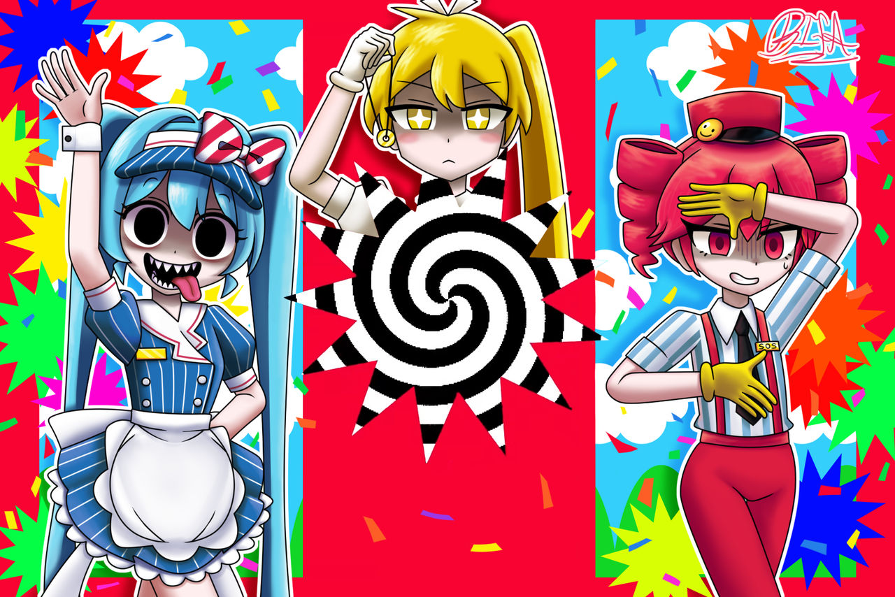 Miku, Teto, Neru - Mesmerizer (VOCALOID) by BasedtrovertArtist on ...