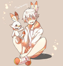 Scorbunny Gijinka