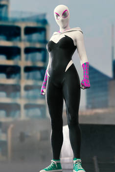 WoW! Spider-Gwen's Costume First Render!