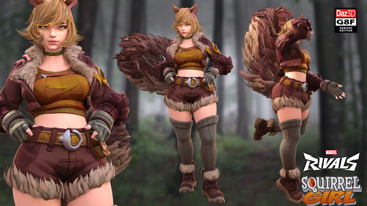 Squirrel Rivals Marvel Rivals - Squirrel Girl for G8F is Here! by DAZcharm on DeviantArt