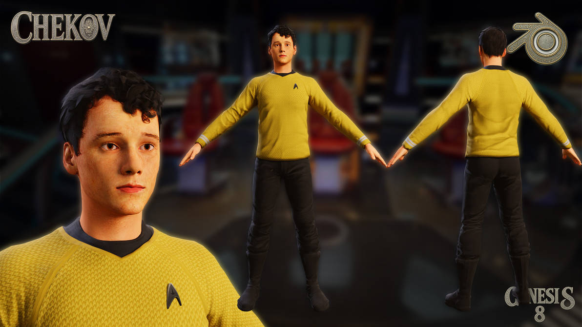 Chekov Getting Worm ST Mr. Chekov for G8M by DAZcharm on DeviantArt