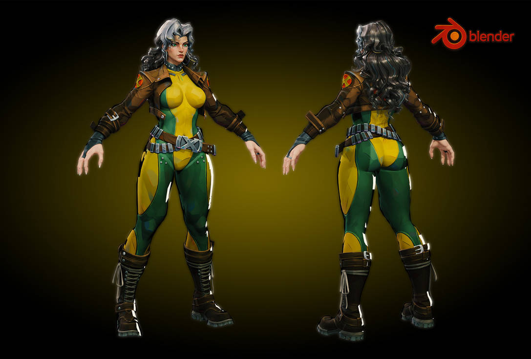 Marvel Rivals Rogue Model Marvel Rivals Rogue - Base Game Rip - FREE!!! by DAZcharm on DeviantArt