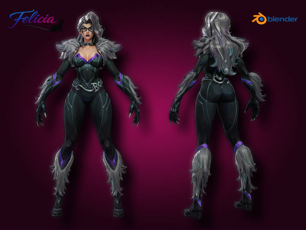 Anime Rivals Base Marvel Rivals Black Cat Base Game Rip by DAZcharm on DeviantArt