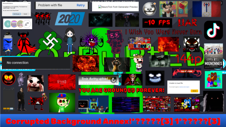 Corrupted Background Annex by ElementerUsed on DeviantArt