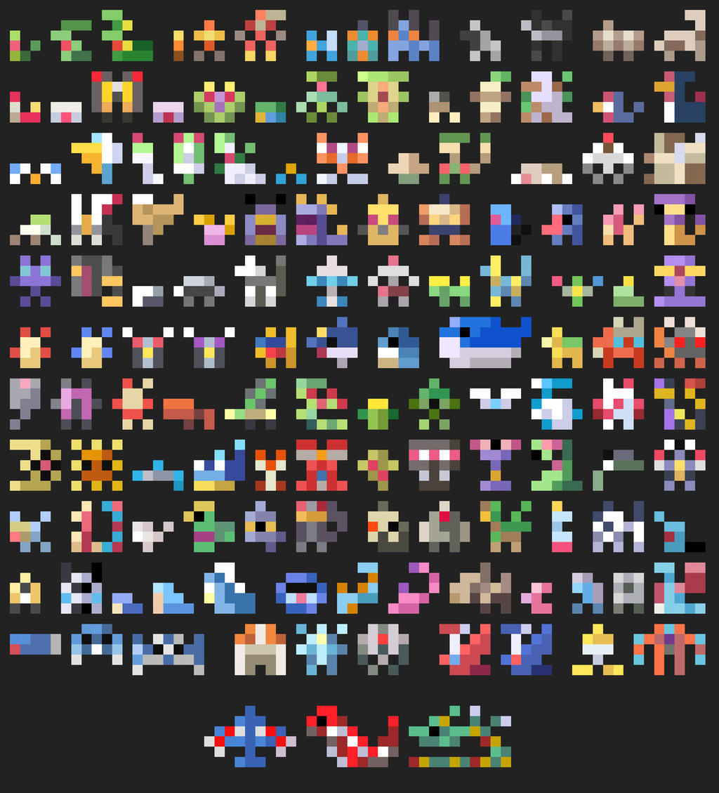 Hoenn Pixel Art Minimalism