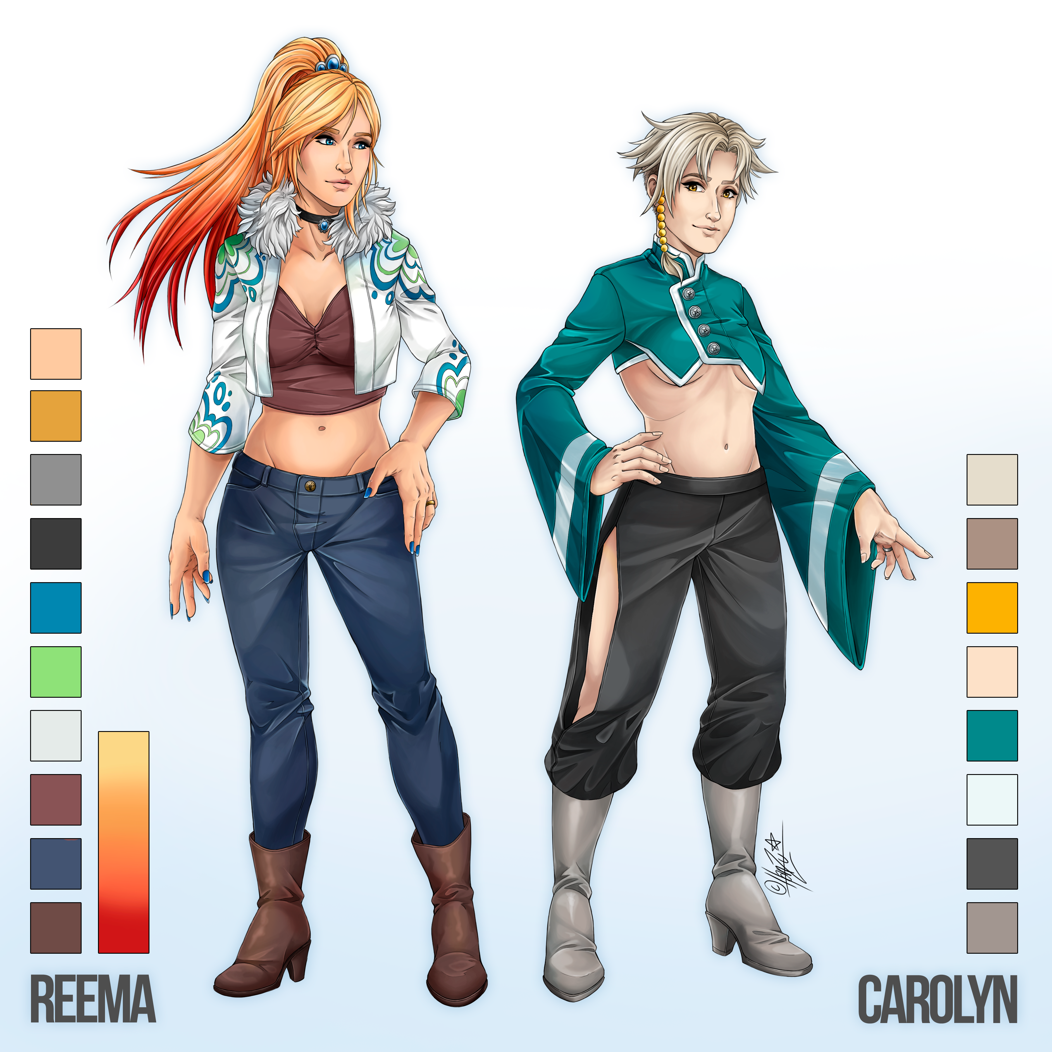 One Piece - Reema / Carolyn Reference Sheet