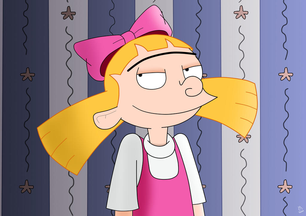 Helga Face Helga's smile by HeboFreire on DeviantArt