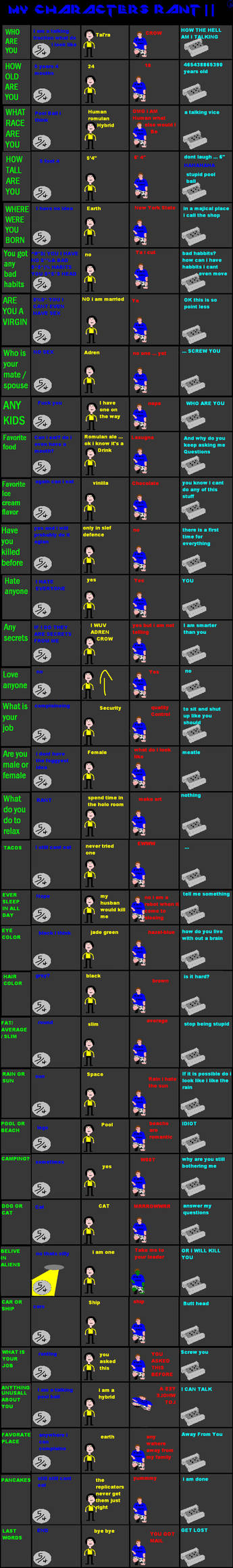 Charater Rant 2 by 5-of-4 on DeviantArt