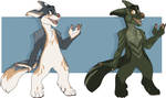 Simone(left) by Kit-X-ing