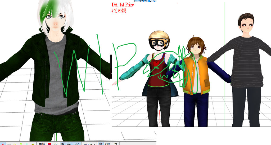 Mmd Models Basic MMD baldis basics models (WIP) by AliceDickens on DeviantArt