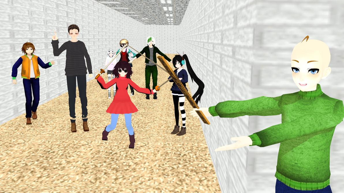 Mmd Models Basic MMD Baldi's Basics Models Download! by AliceDickens on DeviantArt