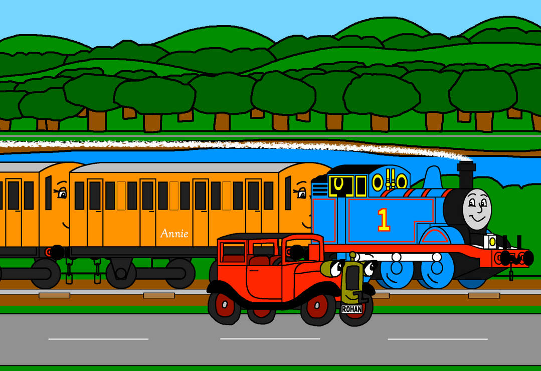 Thomas and Rohan in Toonlandia by AustraliaArtStudios on DeviantArt
