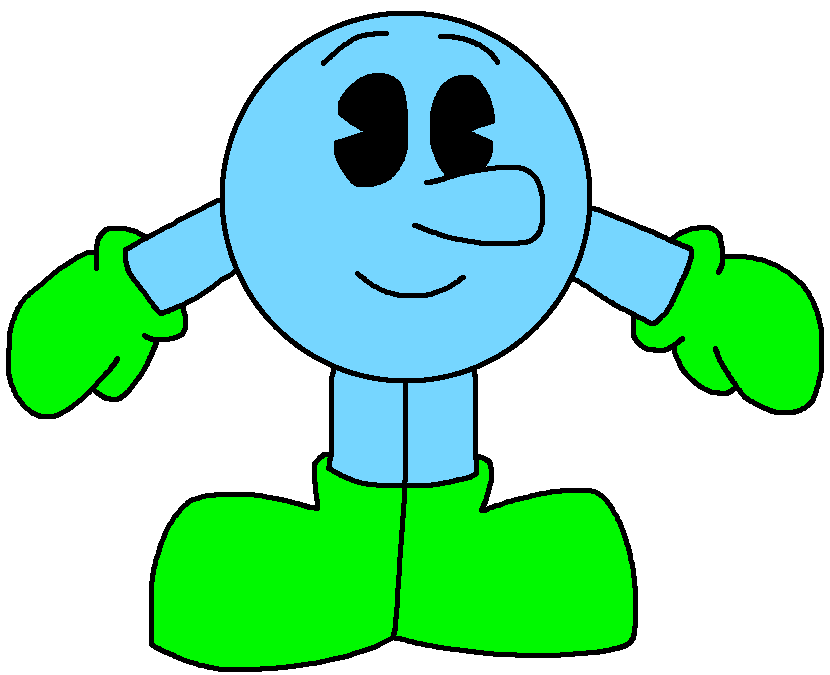 Blue Pac Man Ralph Blue Pacman by AlexTheFoxCub on DeviantArt