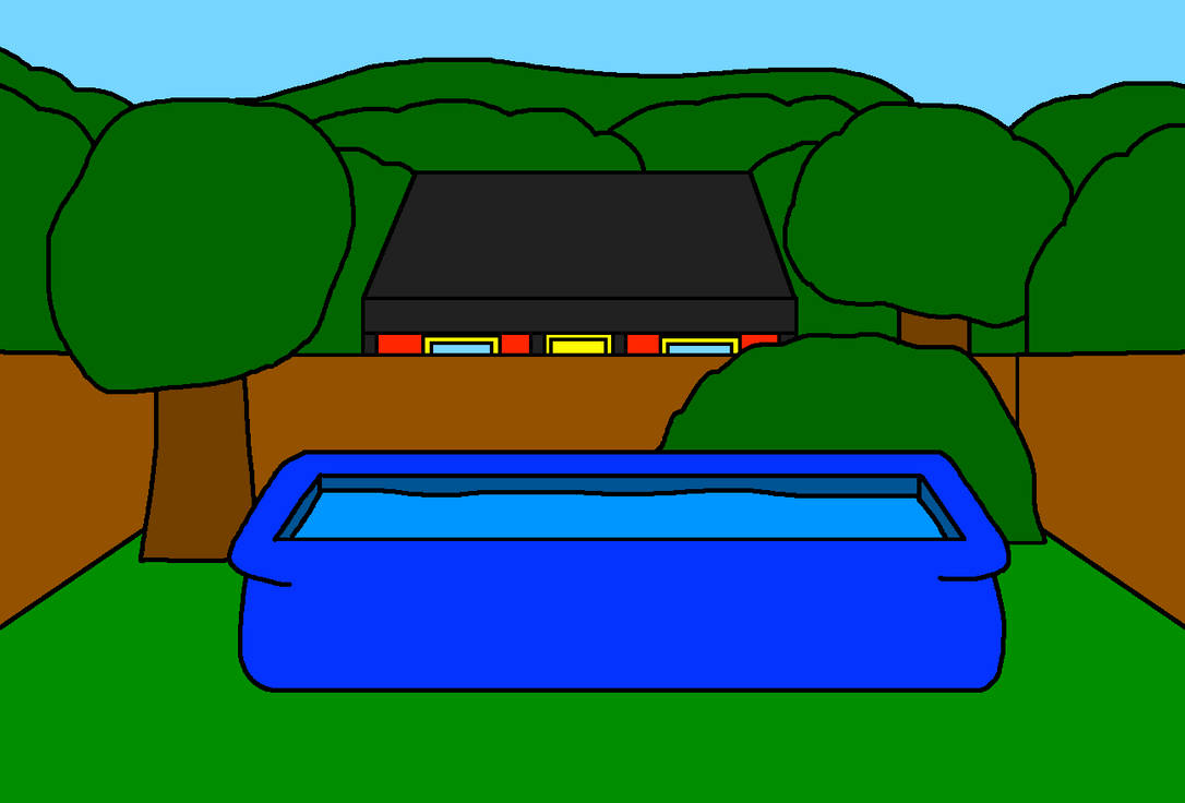 Backyardigans Padding Pool Paddling Pool in a Backyard Background by AlexTheFoxCub on DeviantArt