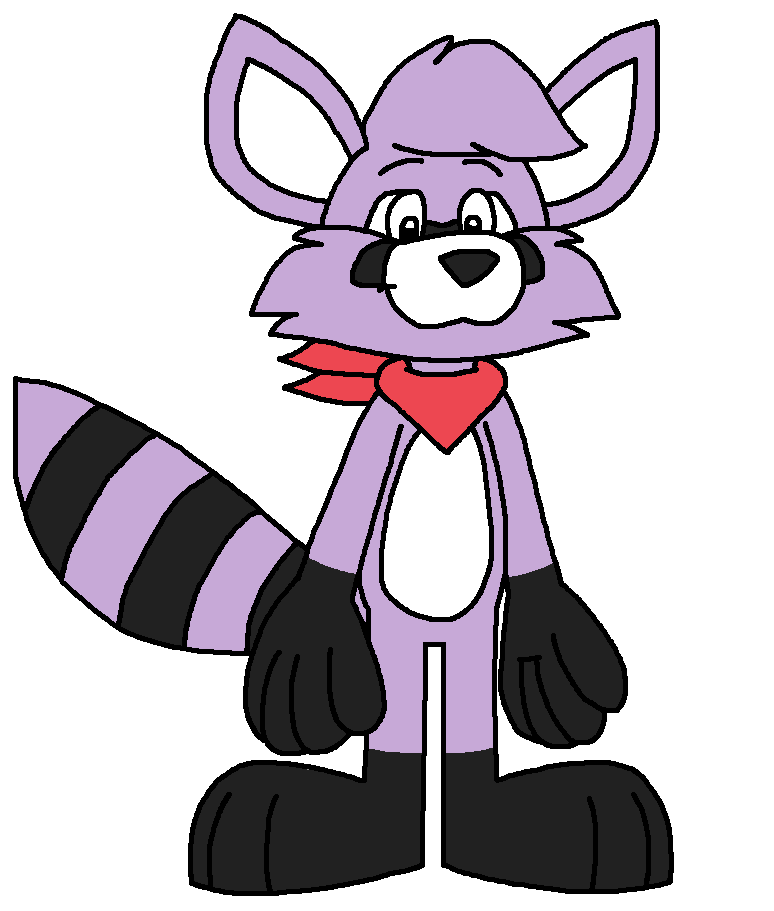 Rambley the Raccoon by AlexTheFoxCub on DeviantArt