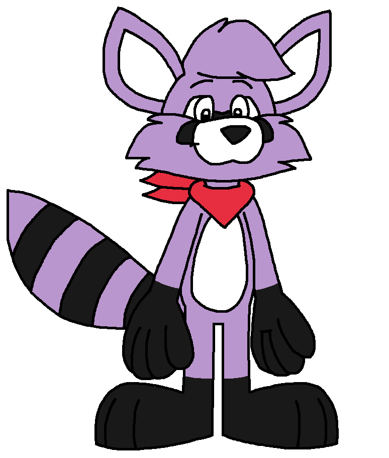 Rambley the Raccoon by AlexTheFoxCub on DeviantArt