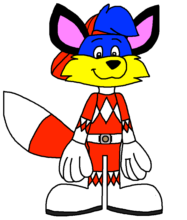 Alex the Fox as TyrannoRanger (Helmet Off) by AlexTheFoxCub on DeviantArt