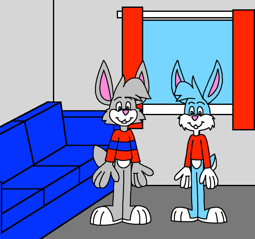 Reader Rabbit and Buster Bunny by TheCartoonCreations on DeviantArt