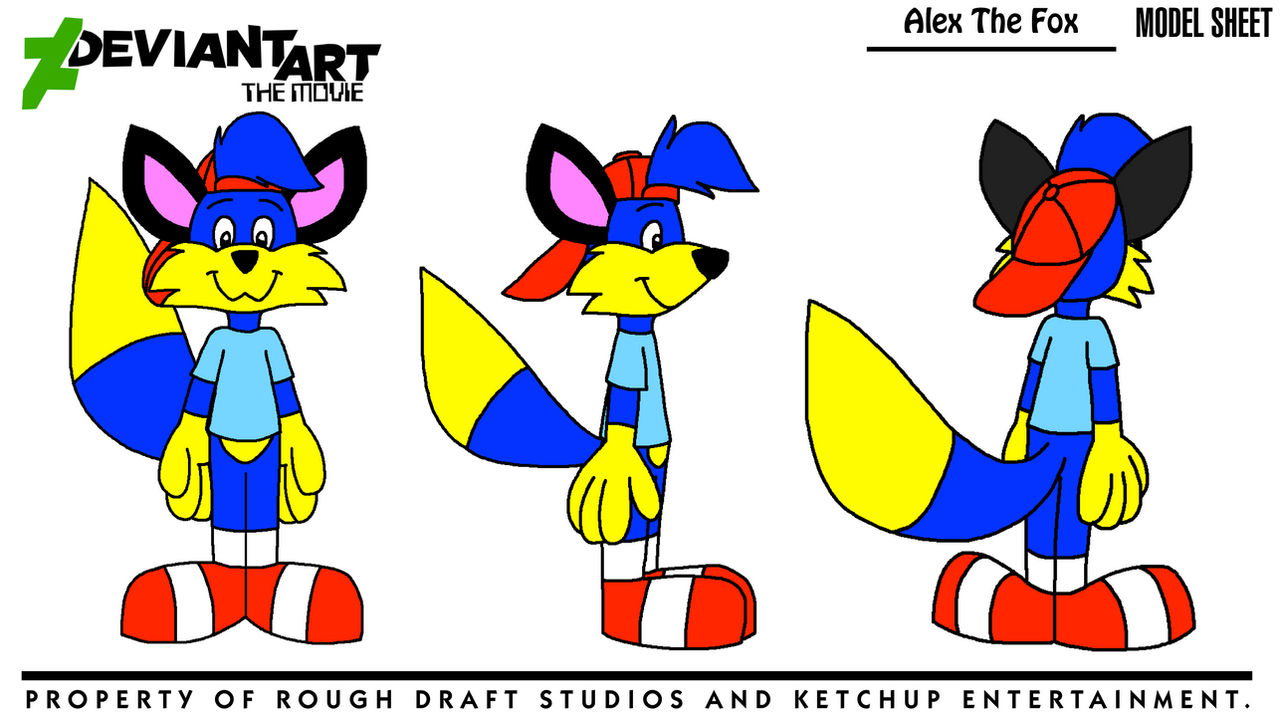 Alex the Fox Model Sheet - DeviantArt the Movie by TheCartoonCreations ...