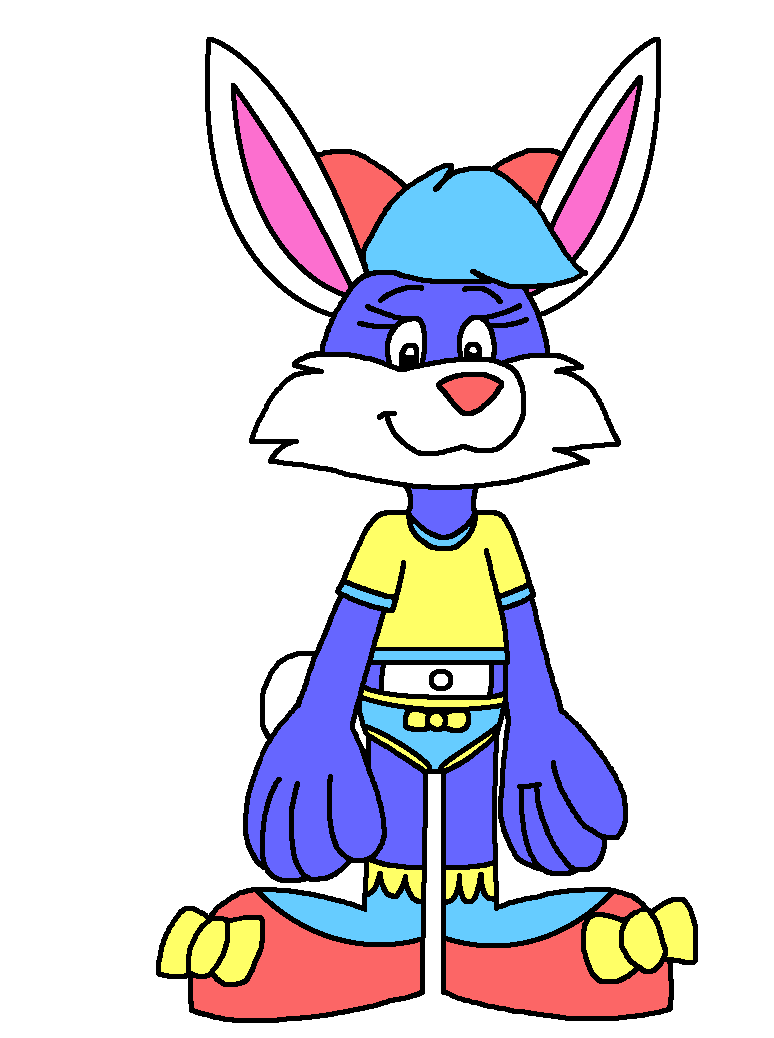 Pink Rabbit Rain Cartton Rainy the Rabbit by TheCartoonCreations on DeviantArt