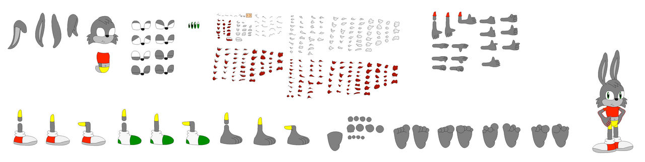 Grey Rabbit Characters ToonArtistsLover User Profile | DeviantArt