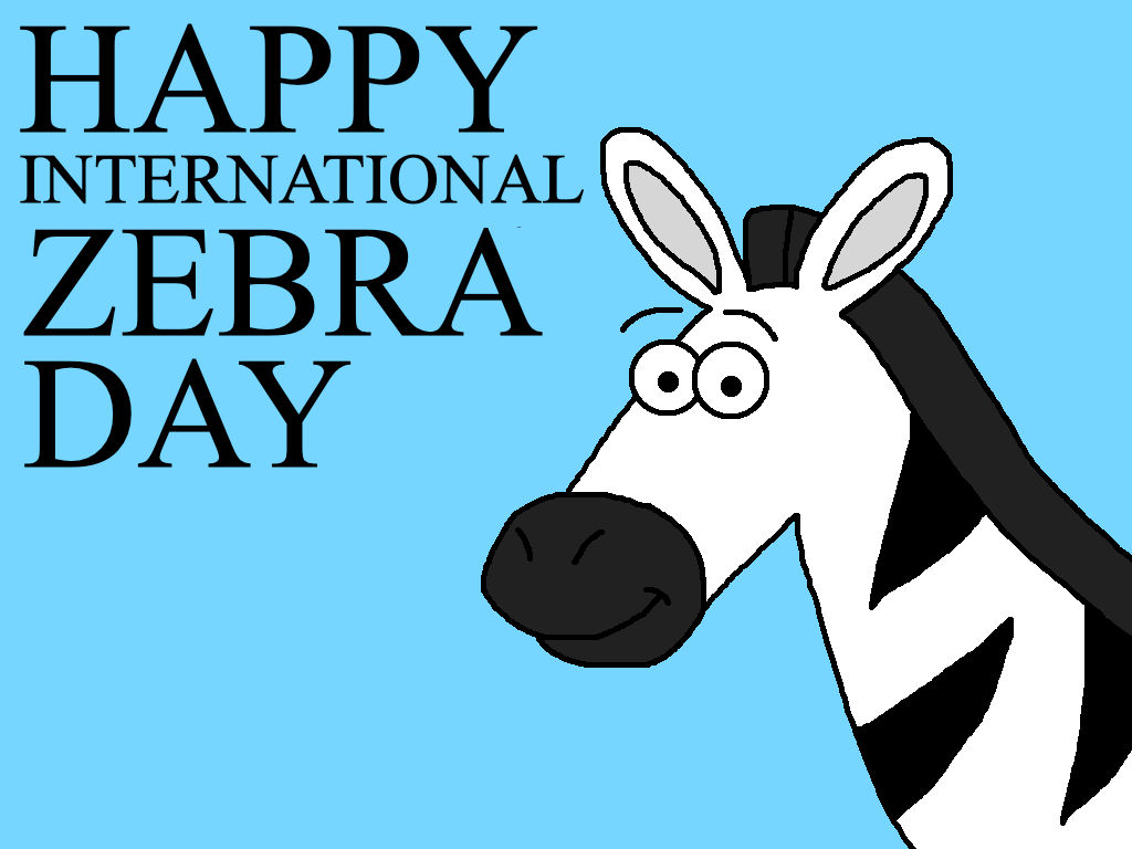 Zebra Tuesday Happy International Zebra Day by ToonArtistsLover on DeviantArt